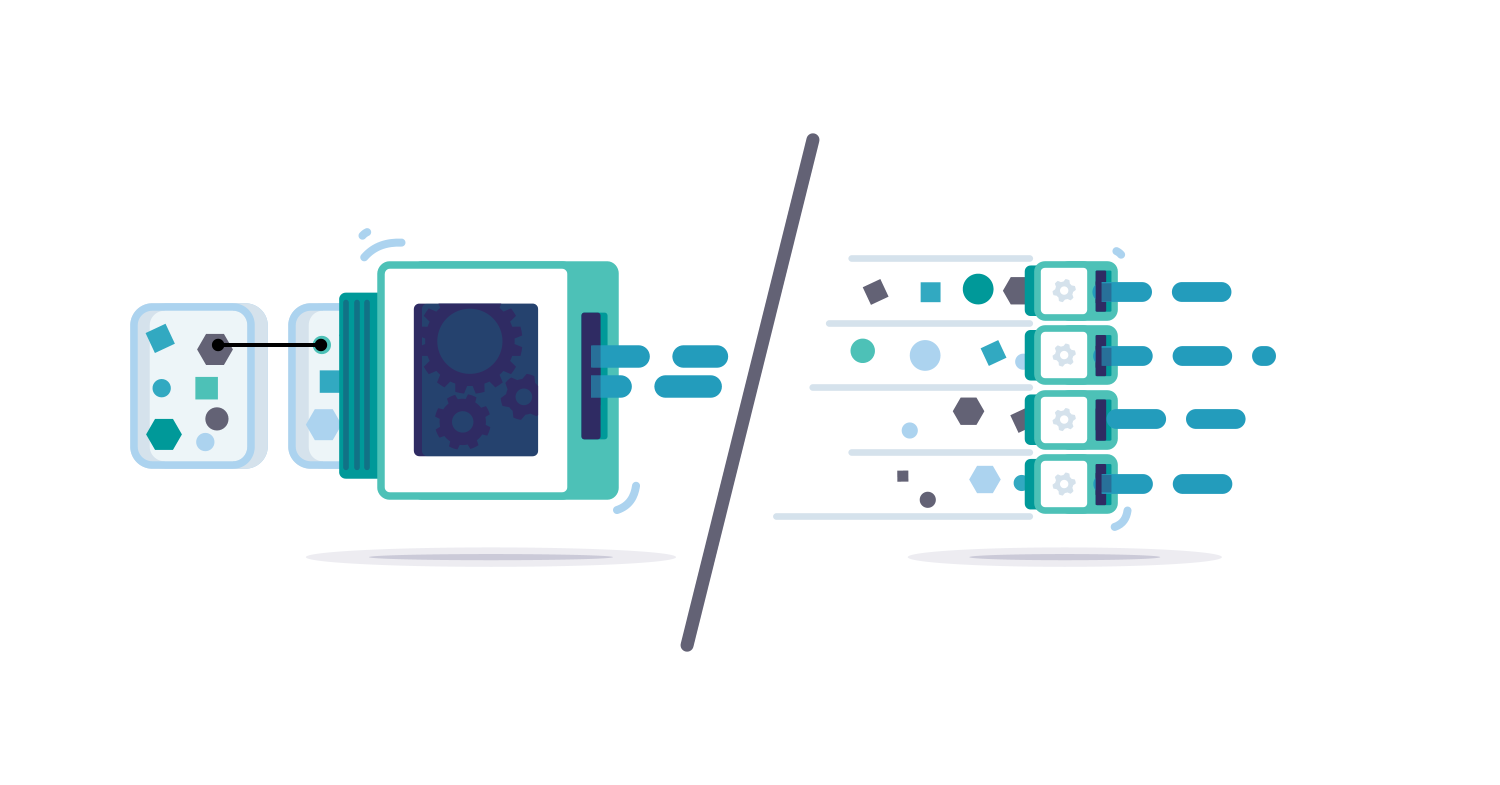 Package based ingestion versus entity based ingestion