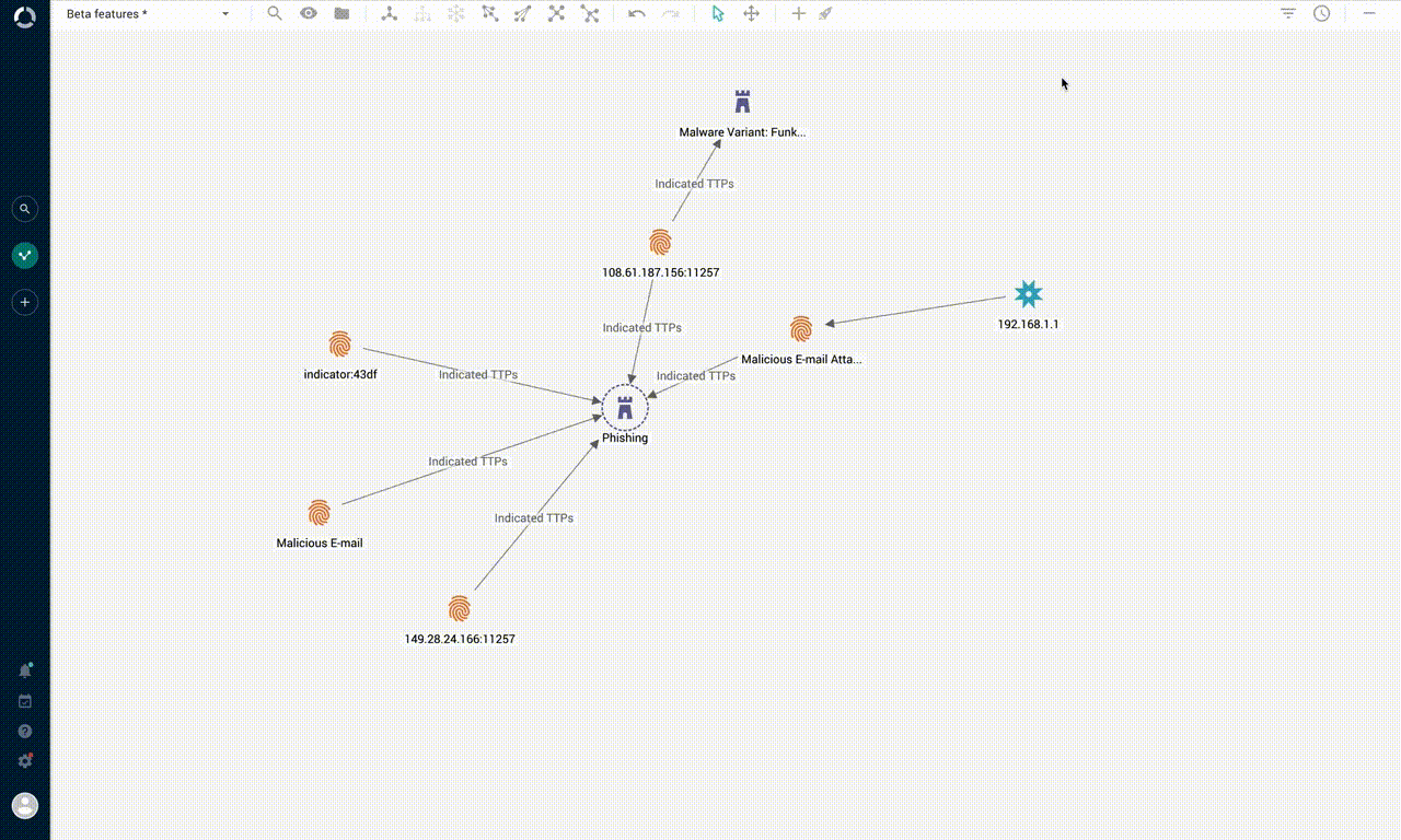 Platform 2.7 create intelligence on graph entities